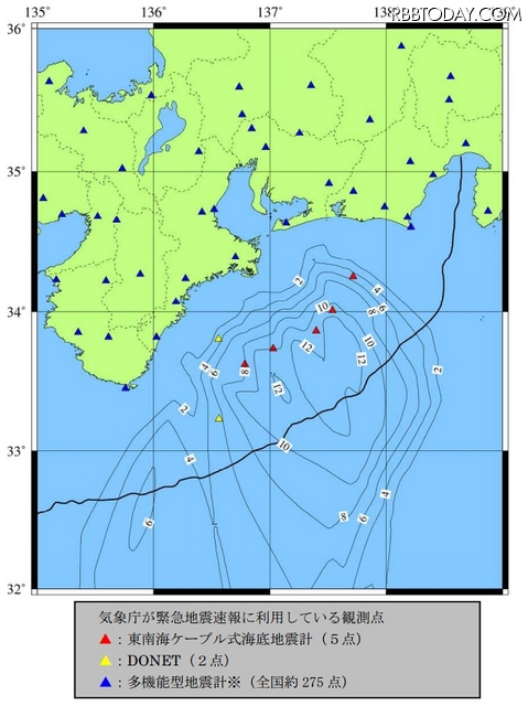 気象庁の海底地震計の利用停止による影響