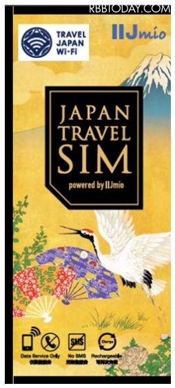 「Japan Travel SIM」パッケージ