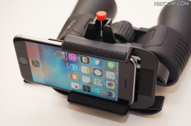 iPhone 6sを装着したイメージ