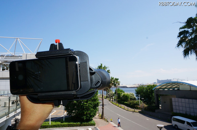 国際展示場にて夏の風景を撮影