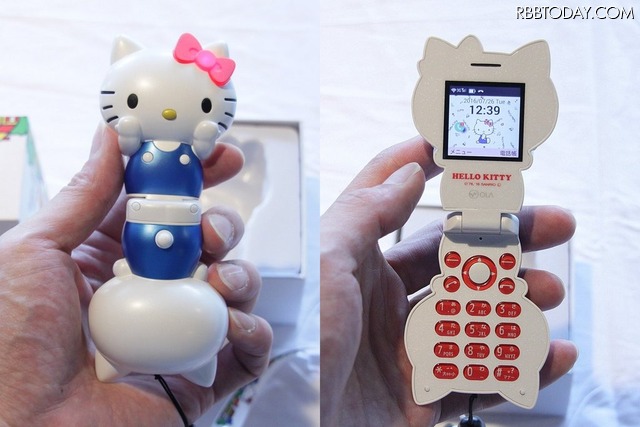 オーラ社が、サンリオとライセンス契約を交わして開発した「ハローキティフォン Hello Kitty FIGURINE KT-01」