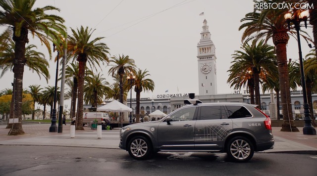 Uber、カリフォルニア州の公道における自動運転車の試験走行を停止