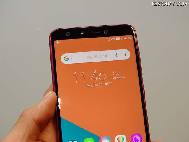 ZenFone 5 Liteはフロント側もデュアルレンズ