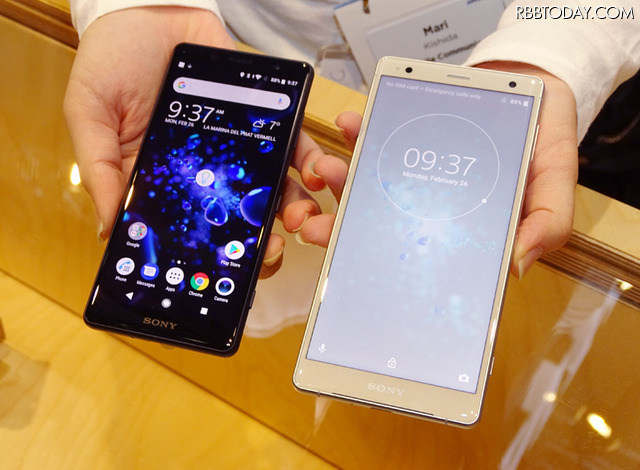 全画面デザインにはならなかったソニーのXperia XZ2とXZ2 Compact
