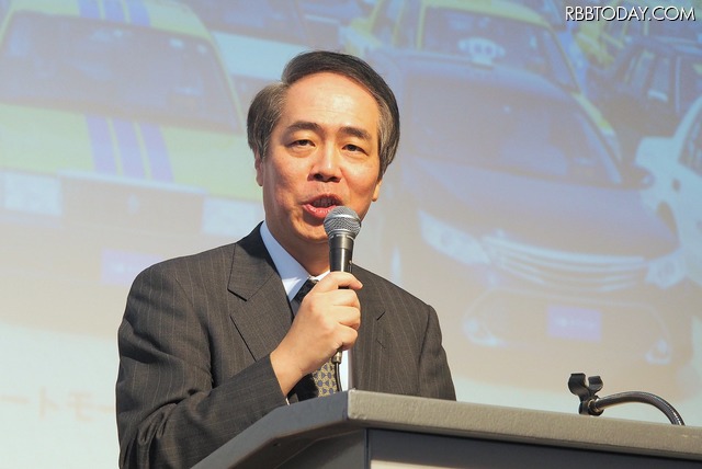 神奈川県タクシー協会 会長の伊藤宏氏。「DeNAとの協業により、若い人材が集まるタクシー業界に変革していきたい」と抱負を述べた